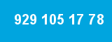 929 105 17 78